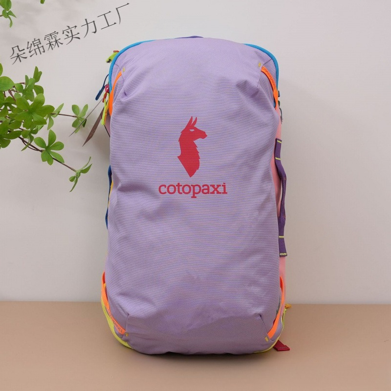 Women Bags Medium Size - Waterproof Color Block Backpack Men Women