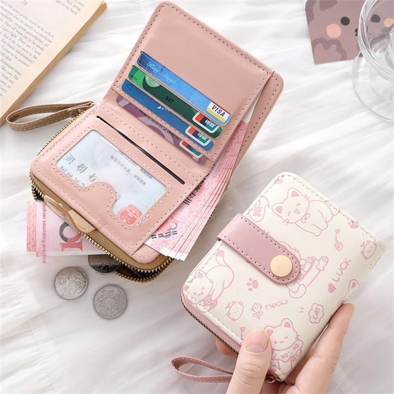 Cute Cat PU Leather Coin Purse - огляд і ціна Women Bags Flipkart