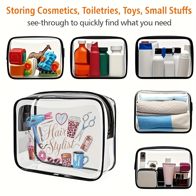 1pc Clear Makeup Bag Transpare - огляд і ціна Women Bags For Airport