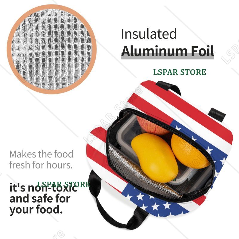 USA American Flag Thermal Insu - огляд і ціна Women Bags Usa