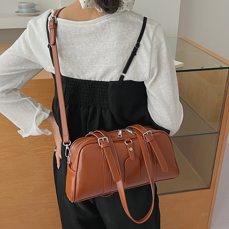 Women's PU Leather Boston Bag  - огляд і ціна Women Bags For Airport