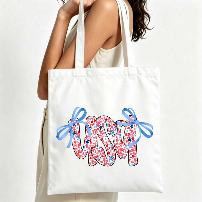 USA letter print canvas tote b - огляд і ціна Women Bags Usa