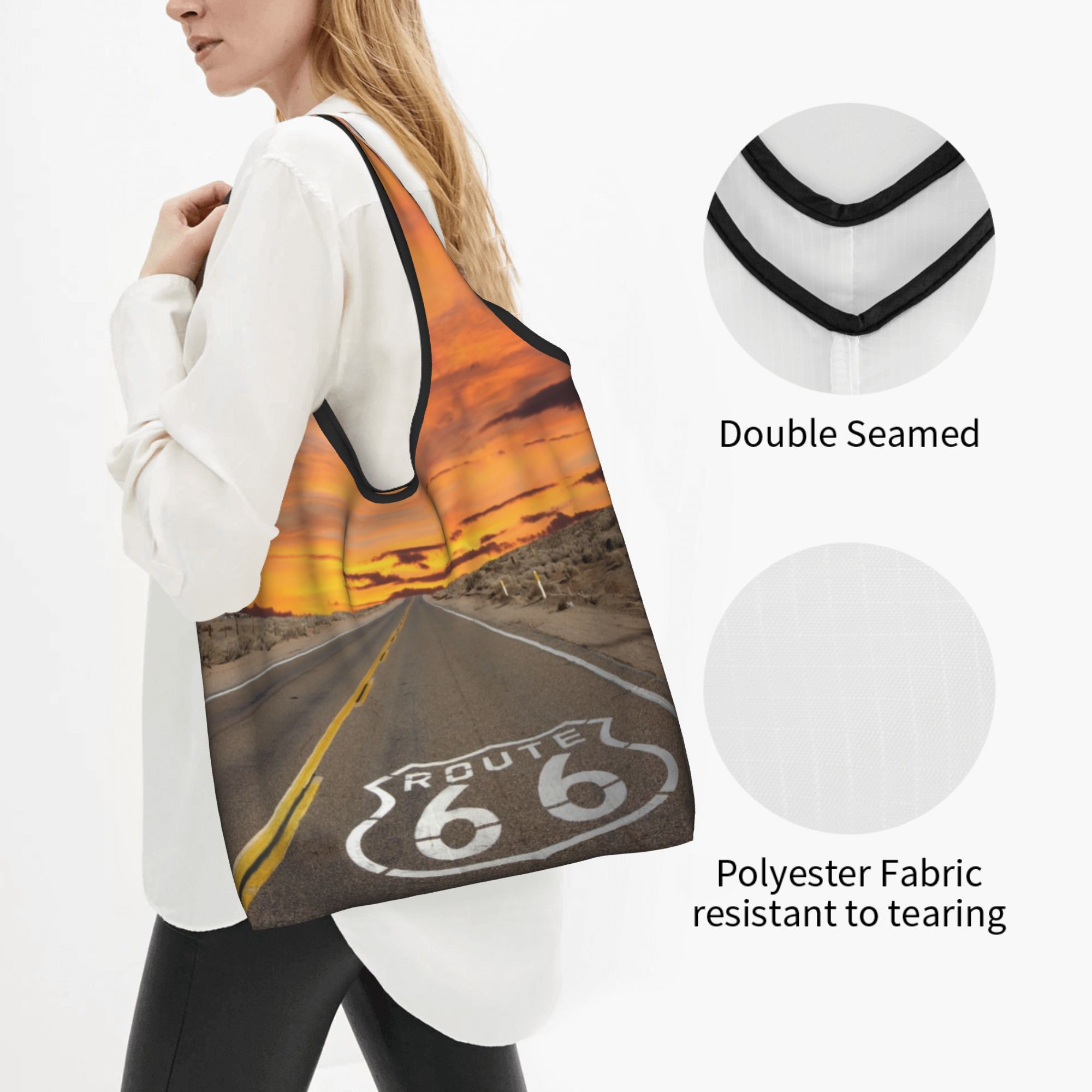 Route 66 Grocery Shopping Tote - огляд і ціна Women Bags Usa