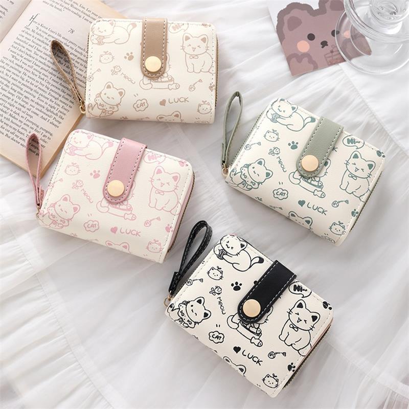 Cute Cat PU Leather Coin Purse - огляд і ціна Women Bags Flipkart
