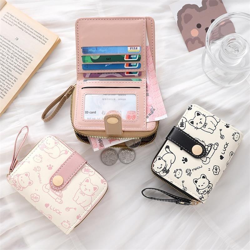 Cute Cat PU Leather Coin Purse - огляд і ціна Women Bags Flipkart