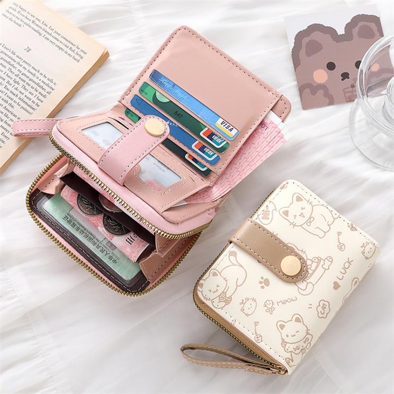 Cute Cat PU Leather Coin Purse - огляд і ціна Women Bags Flipkart