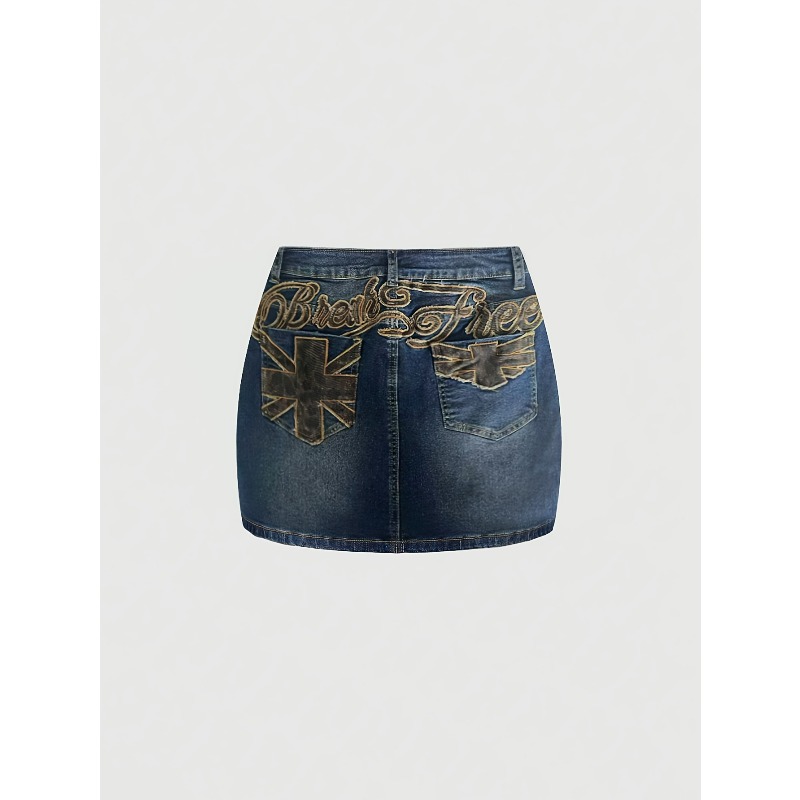 Summer Denim Retro Short Skirt - огляд і ціна Women Bags Mini