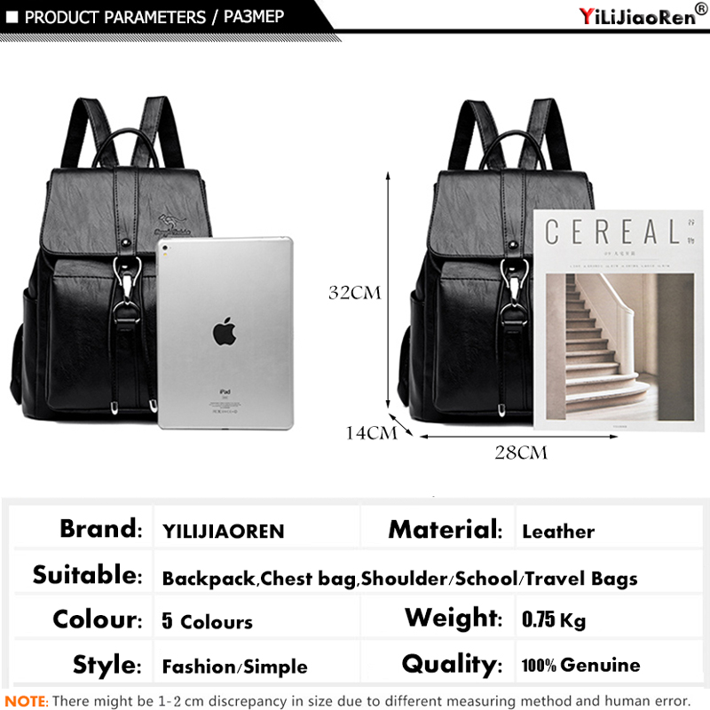 Anti Theft Backpack Women Shou - огляд і ціна Women Bags Medium Size