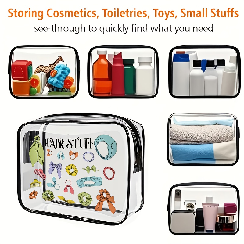 1pc Clear Makeup Bag Transpare - огляд і ціна Women Bags For Airport