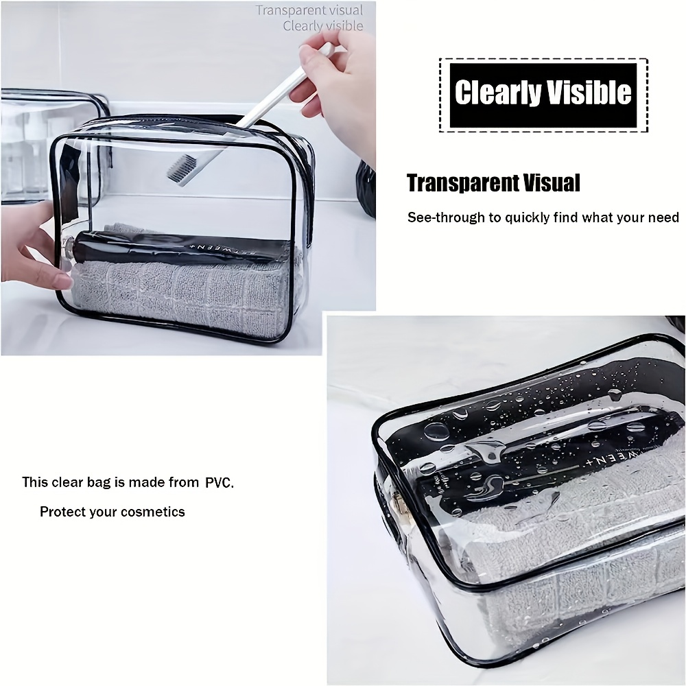 1pc Clear Makeup Bag Transpare - огляд і ціна Women Bags For Airport