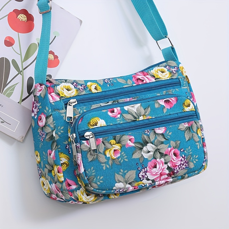 Stylish Floral Crossbody Bag,  - огляд і ціна Women Bags Zip