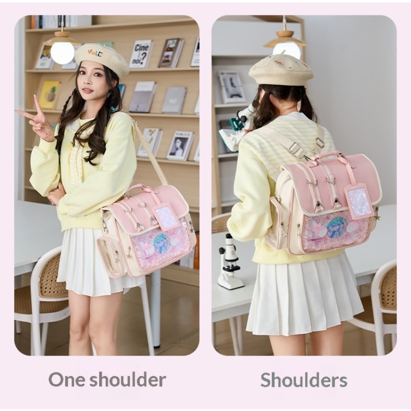 Japanese Schoolbag Youth Girls - огляд і ціна Women Bags Medium Size