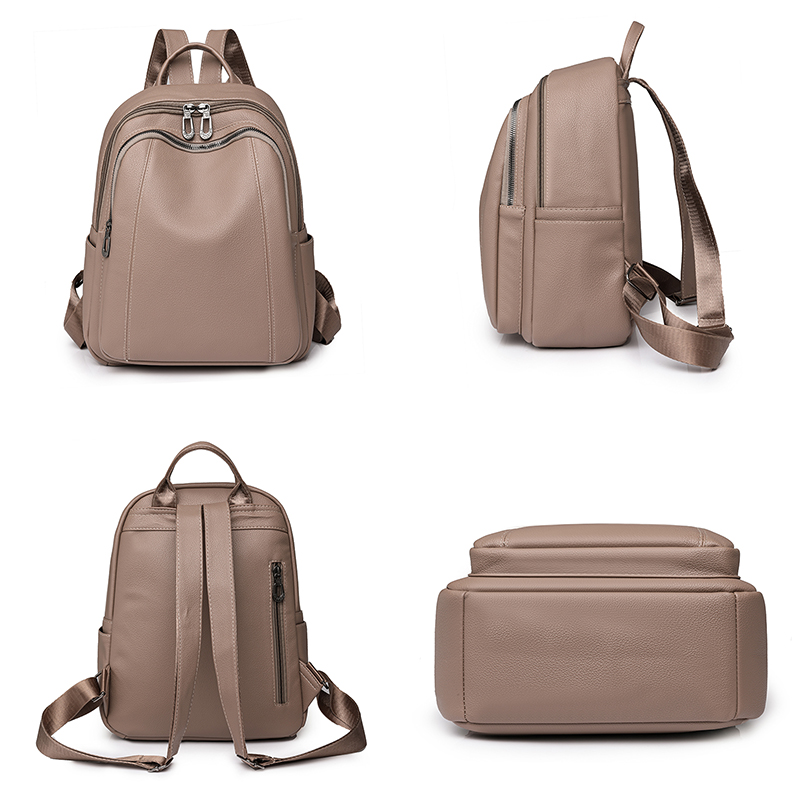 High Quality Leather Backpack  - огляд і ціна Women Bags Medium Size