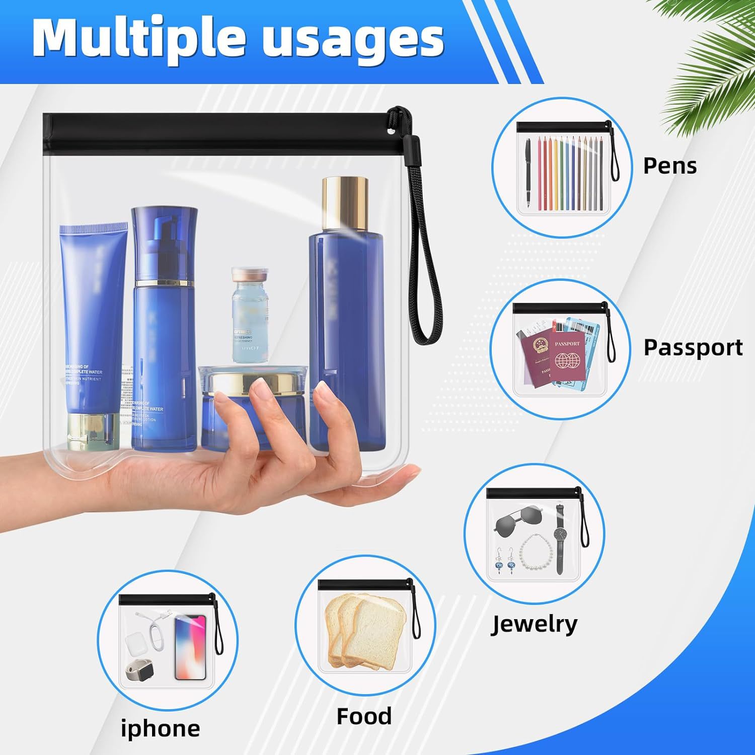 2pcs Luggage Transparent Trave - огляд і ціна Women Bags For Airport