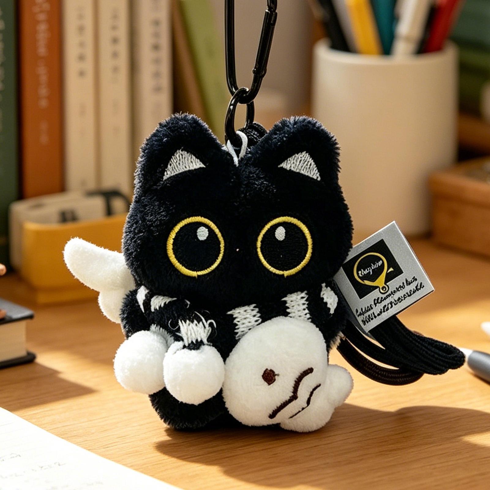 Black Cat Plush Shape Bag Char - огляд і ціна Women Bags Louis Vuitton