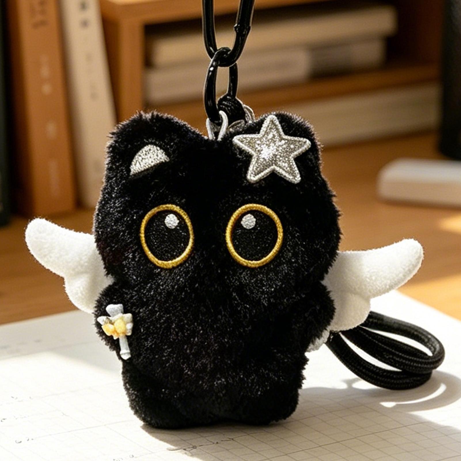 Black Cat Plush Shape Bag Char - огляд і ціна Women Bags Louis Vuitton
