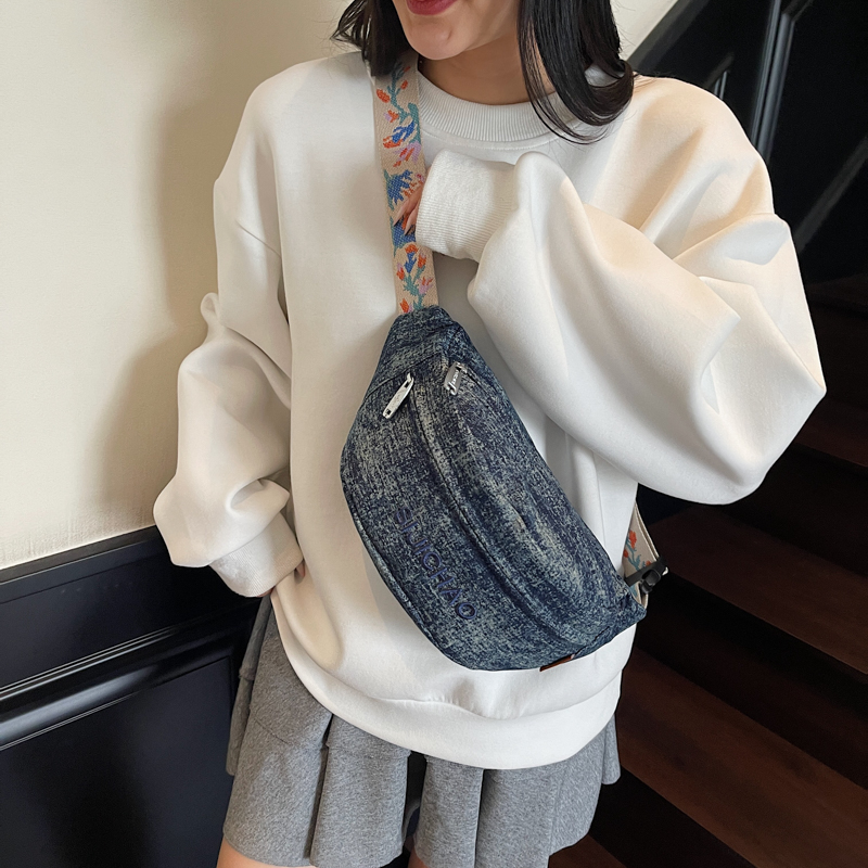 Denim Blue Chest Bags For Wome - огляд і ціна Women Bags Trend 2025